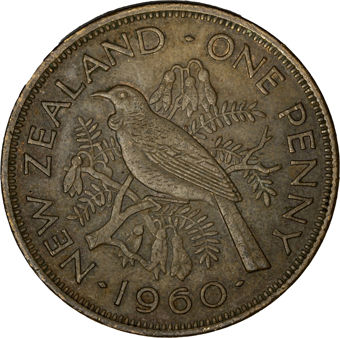 Three New Zealand Elizabeth II Pennies_rev