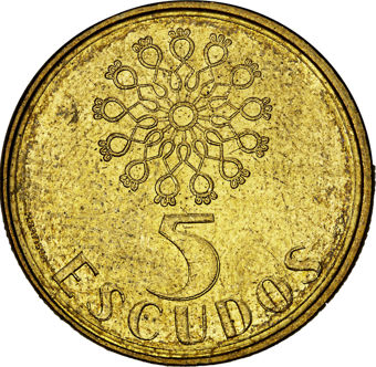 Set of 6 pre-Euro Portuguese Coins_5_obv