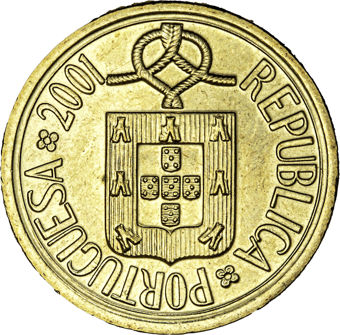 Set of 6 pre-Euro Portuguese Coins_10_rev