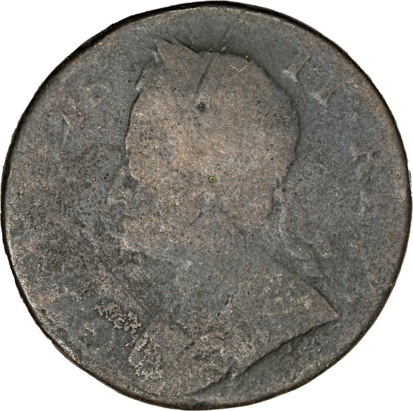 George II, Halfpenny (Old Head) Fair_obv