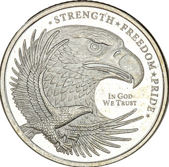 Golden State Mint .999 Silver 1/10 Ounce Eagle_rev