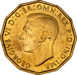 George VI, Brass Threepence, 1942, Choice Uncirculated_obv