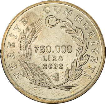 TURKEY MILLIONS OF LIRA SET OF 3_750,000_lira_obv