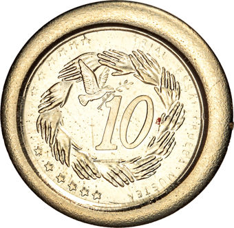 Rare Andorra Uniface Euro Patterns_10c_rev
