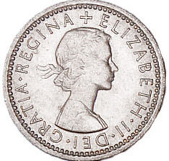 Elizabeth II 6d 1962 Unc_obv