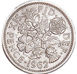 Elizabeth II 6d 1962 Unc_rev