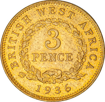 British West Africa Threepence 1936_rev