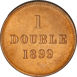 Guernsey 1 Double 1899 BU_rev