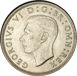 George VI Florin 1937 Uncirculated_obv