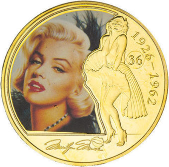 Marilyn Monroe Medal, head shot_obv