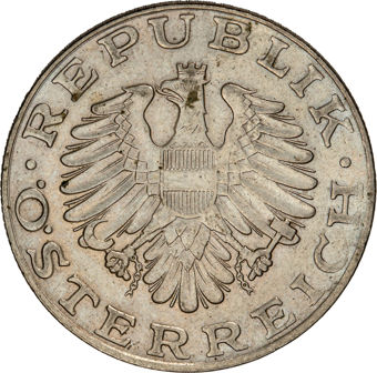 Austria, pre-Euro set of 6 coins_10_schilling_obv
