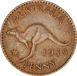 Australia, George VI Set of 5 Kangaroo Pennies_1938_rev