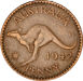 Australia, George VI Set of 5 Kangaroo Pennies_1942_rev