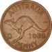 Australia, George VI Set of 5 Kangaroo Pennies_1952_rev