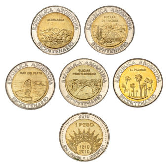 Argentina Revolution & Independence Set of 5_main