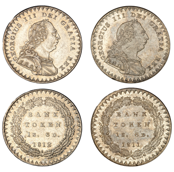 The George III Emergency Eighteen pence from the Napoleonic War period