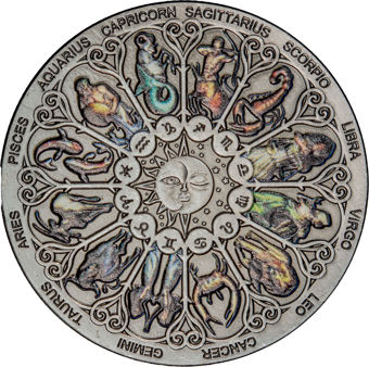 Enamelled Zodiac Medal_rev