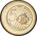 Netherlands Antilles Pattern Euro Collection_5c_obv