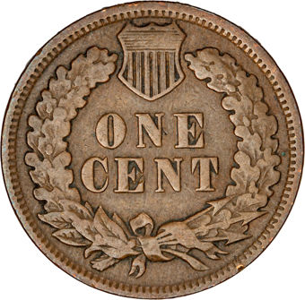 Early American Type Set $1-1c Circulated in display case_1c_rev