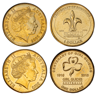 Australia Scouts/Girl Guides 1 Dollar_main