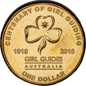 Australia Scouts/Girl Guides 1 Dollar_rev_1
