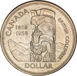 Canada BC Centenary Dollar 1958_rev