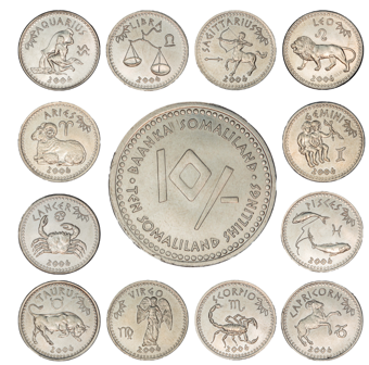 Somaliland Zodiac 12 coins_main