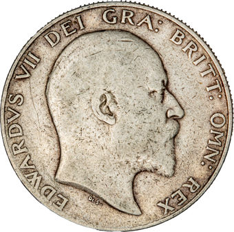 Edward VII, Halfcrown, 1902, Good Fine_obv