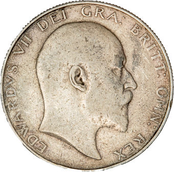 Edward VII, Halfcrown, 1906, Good Fine_obv