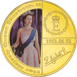 Queen Elizabeth in blue sash medal_obv