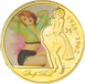 Marilyn Monroe seated medal_obv