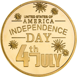 American Independence /Flag medal_rev