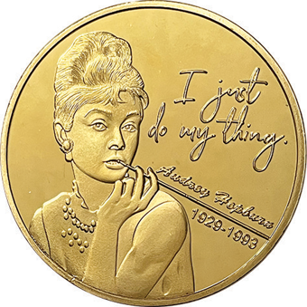 Audrey Hepburn medal_rev