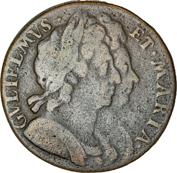 William & Mary Halfpennies