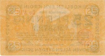 Germany Koln Adenauer Notgeld x 3 Fine-Unc_25pf_rev
