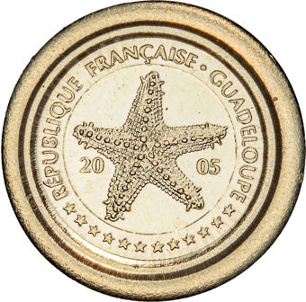 Guadeloupe Set of 16 Uniface Patterns_obv_1