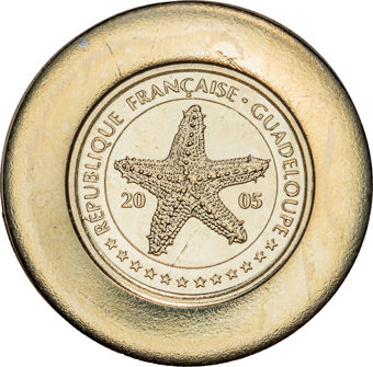 Guadeloupe Set of 16 Uniface Patterns_obv_5c
