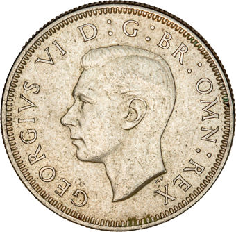 George VI, Scottish Shilling 1937 AU_obv