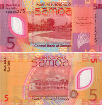 Samoa (Western) 5 Tala  P-New Polymer Unc