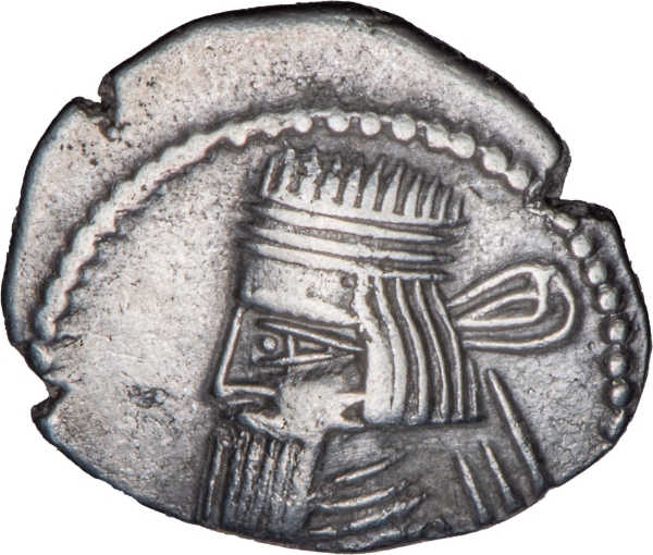Artabanos IV Silver Drachm Very Fine_obv