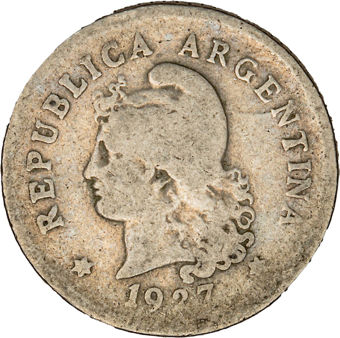 Argentina "National Currency" Set of 3_10c_obv
