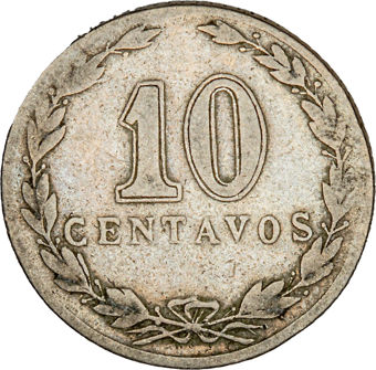 Argentina "National Currency" Set of 3_10c_rev