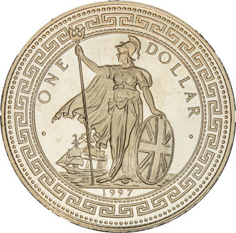 India Independence Commemorative Trade Dollaer_rev