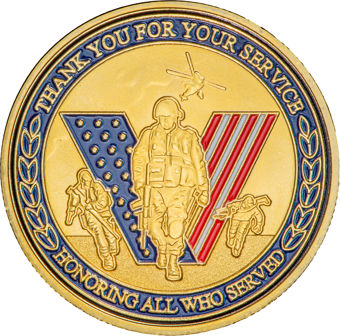 Proud of our Veterans, soldier saluting / soldiers in combat_rev