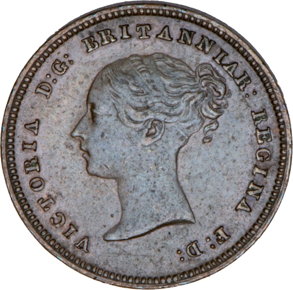 Victoria, Half Farthing 1844, Extremely Fine._obv