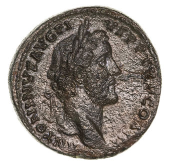 Antoninus Pius, 138-161 AD. AE Sestertius, Rome 142 AD._obv