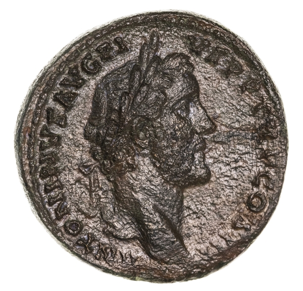 Antoninus Pius, 138-161 AD. AE Sestertius, Rome 142 AD._obv