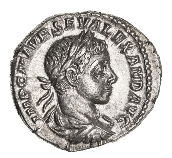 Severus Alexander. 222-235 A.D. Denarius Rome, 222 A.D._obv