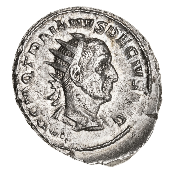 Trajan Decius, 249-251 AD. Rome. AR Antoninianus._obv
