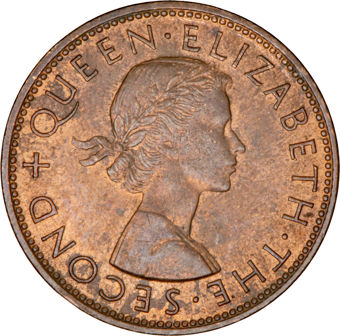 New Zealand Set of Three Pennies of Elizabeth IIO_obv_1